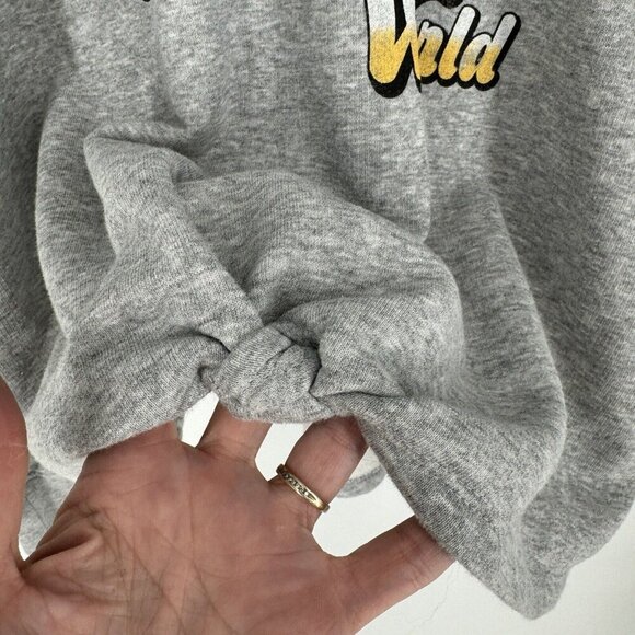 Disney parks  Sweatshirt XL gray  hoodie athletic athleisure  mickey mouse comfy - Picture 2 of 5